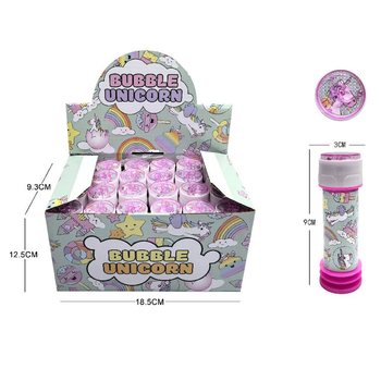 Unicorn Soap Bubbles 25ml in Display Box (24 pcs)