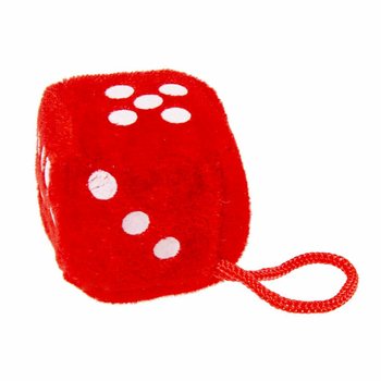 Plush Dice - Mixed Colors 4.5 x 4.5 cm (24 pcs)