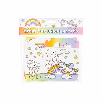 Unicorn Treat Boxes / Party Favor Boxes 12x12.5x6 cm (12 pcs)