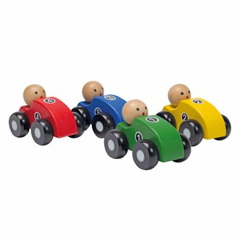 JOUECO Wooden Cars - Display of 8