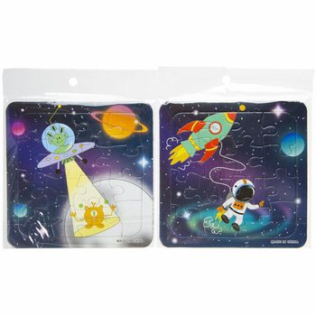 Mixed Space Puzzles - 14x14 cm (50 pcs)