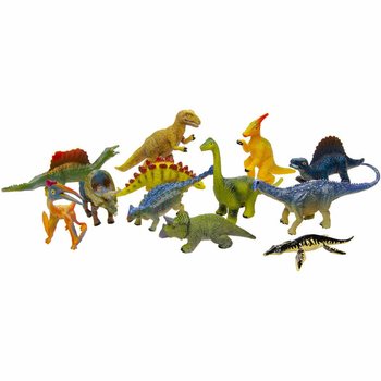 ANIMAL WORLD - ASSORTED DINOSAUR PLAY FIGURES (12 Pcs)