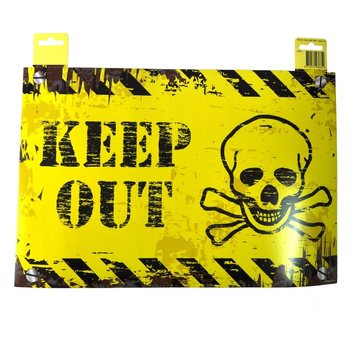 DECORATION DOOR PANEL - "DANGER" / "KEEP OUT" (12st.)