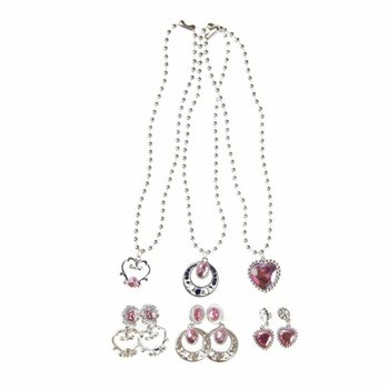 Princess Necklace & Earrings Set (36 pcs)