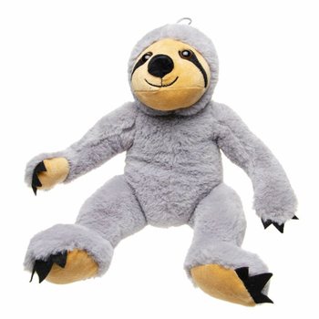 LARGE PLUSH SLOTH, 44 CM - MIXED COLORS (6 PCS)
