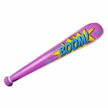 Giant Inflatable 'Boom!' Club - 85cm - Mixed Colors (12 pcs)