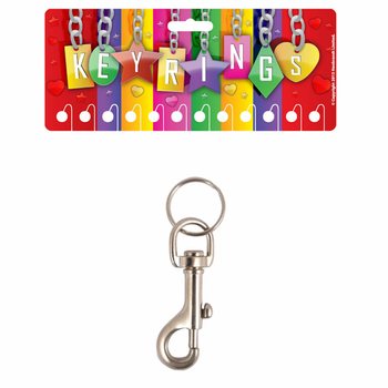 Strong Iron Keyrings (12 pcs.)