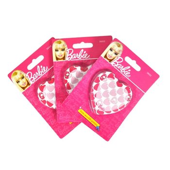 BARBIE HEART-SHAPED MEMO PAD ON CARD (6 pcs.)