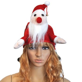 SANTA HAT ON YOUR HEAD (3St.)