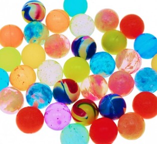 ASSORTED BUTTON BALLS 2 CM. (100pcs.)