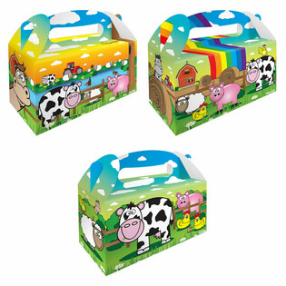 MENU BOX - FARM - 22.5 x 9.5 x 18 Cm (12pcs)