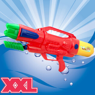 XXL WATER GUN - SUPER SOAKER WATER GUN - DIM: 63.5 x 10 x 26 CM - DOUBLE SHOT WATER GUN (1 pc)